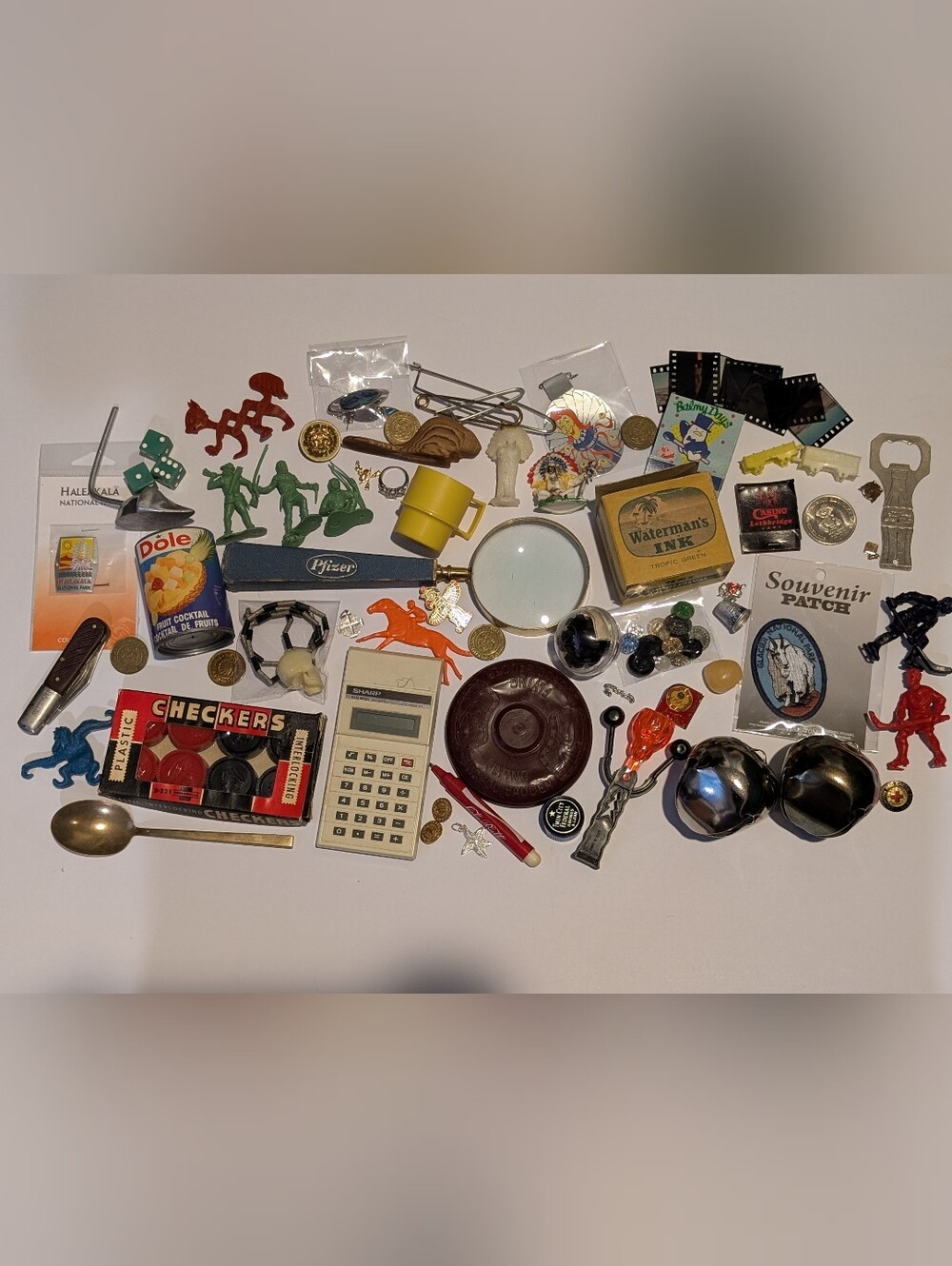 Vintage "Junk Drawer" Lot - Collectibles, Toys, Tokens, Jewelry, Silver & More!